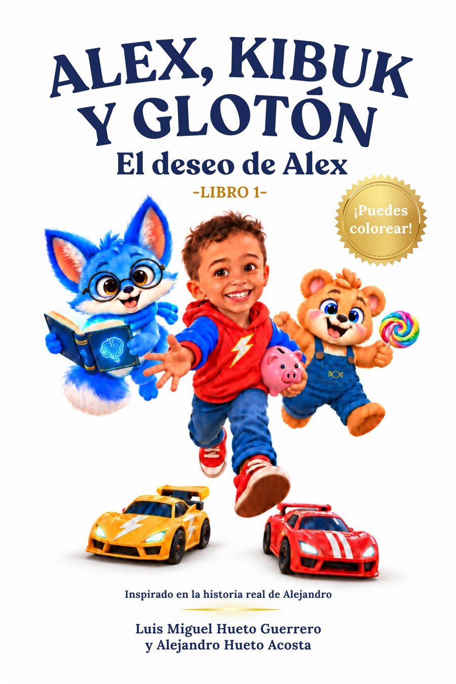 Portada en español: Alex, Kibuk y Glotón